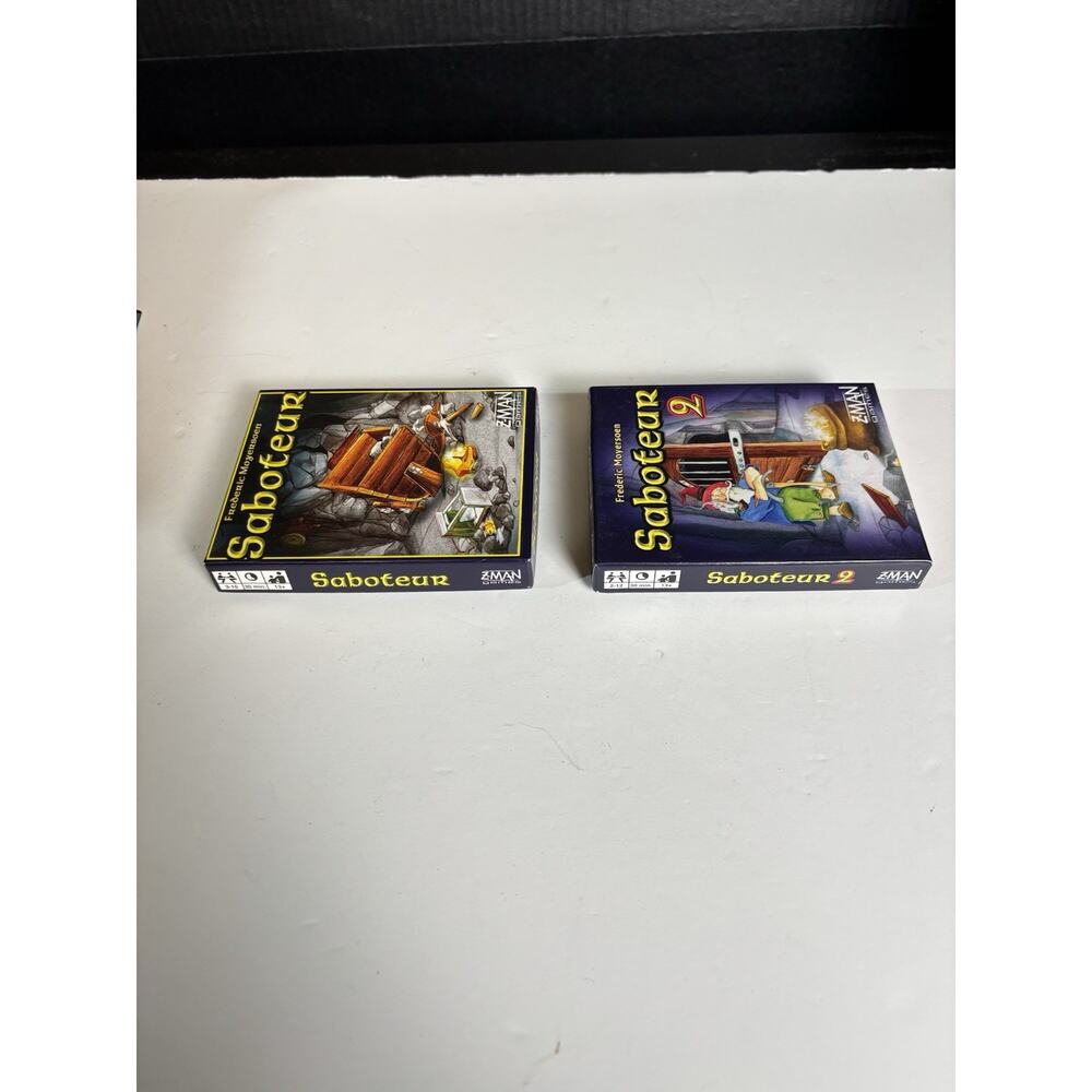 Lot Of Two Games - Saboteur And Saboteur 2 Complete Card Game Sets VG Condition - Picture 6 of 16